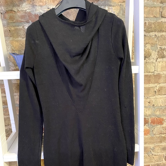 Divided Dresses & Skirts - Witchy Hooded Knit Mini Dress with Cowl